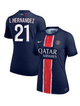 Paris Saint-Germain Lucas Hernandez #21 Zenski Domaci Dres 2024-25 Kratak Rukavima